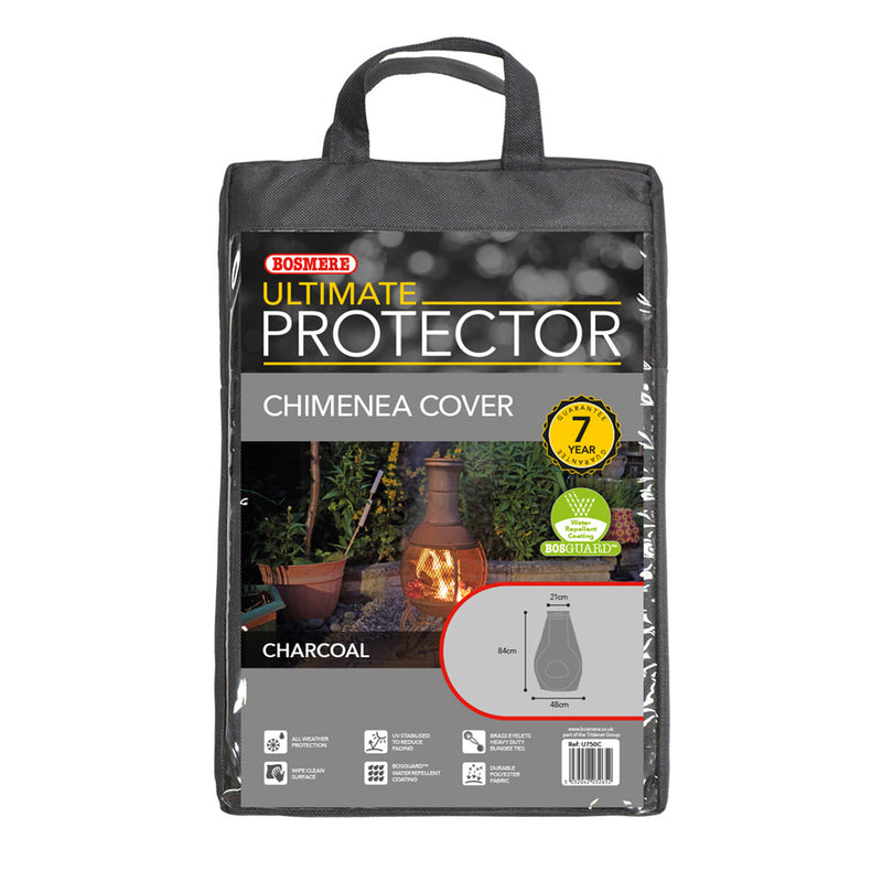 Ultimate Protector Medium Chimenea Cover Charcoal