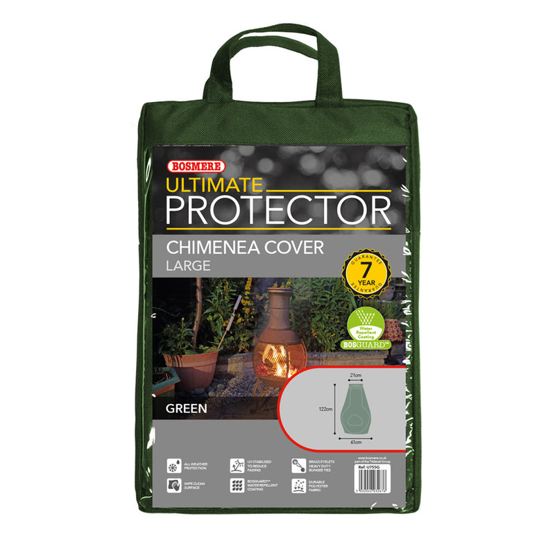 Ultimate Protector Large Chimenea Cover Green