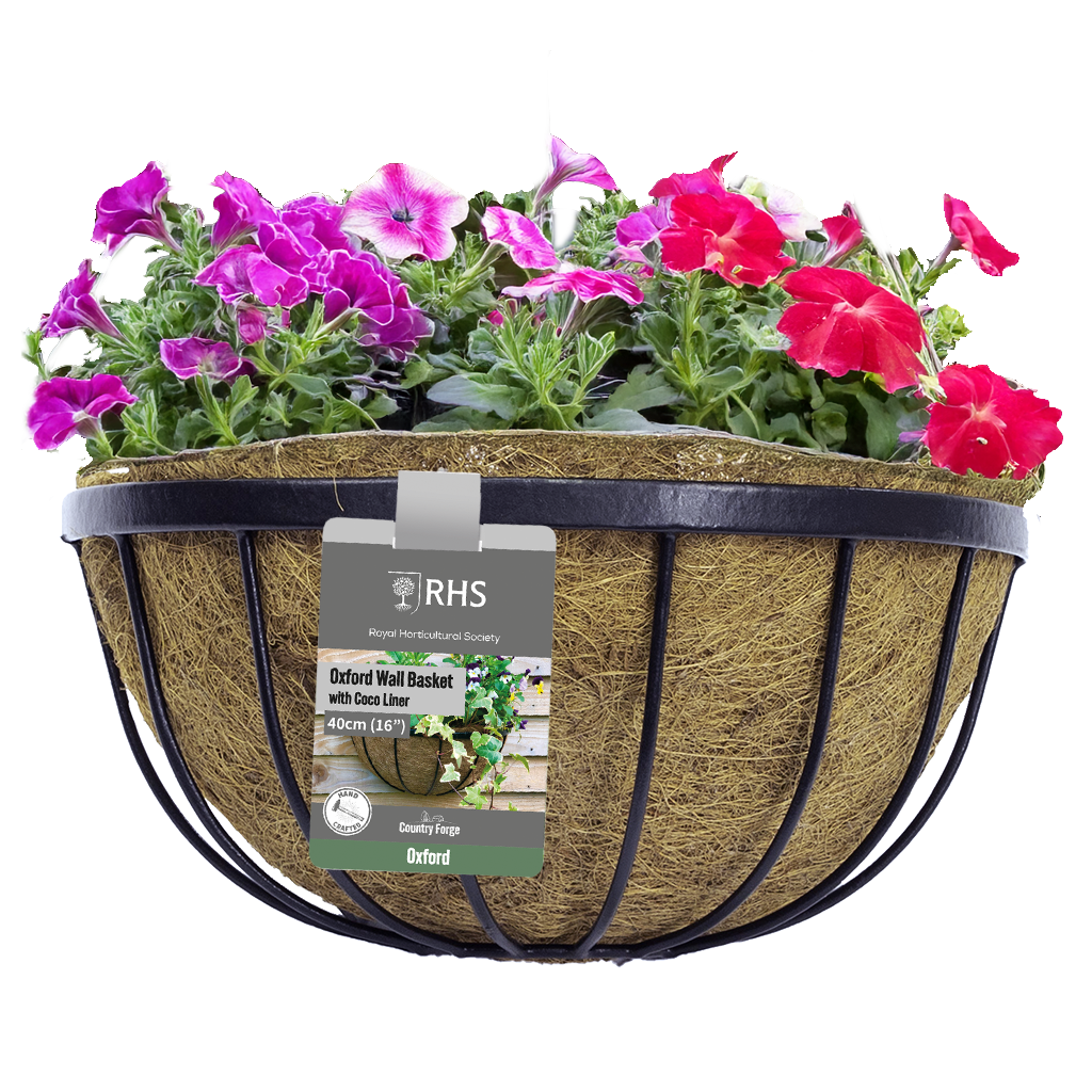Oxford Wall Basket with Coco Liner 16" 40cm