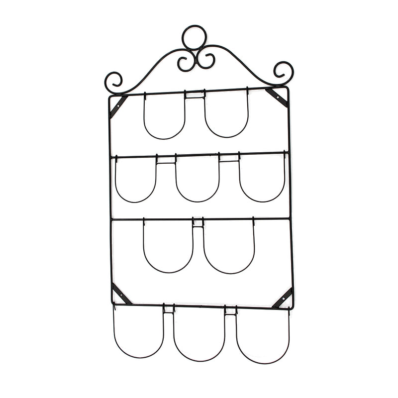 Square Wall Pot Holder - 10 Pots - W.56cm x H70cm