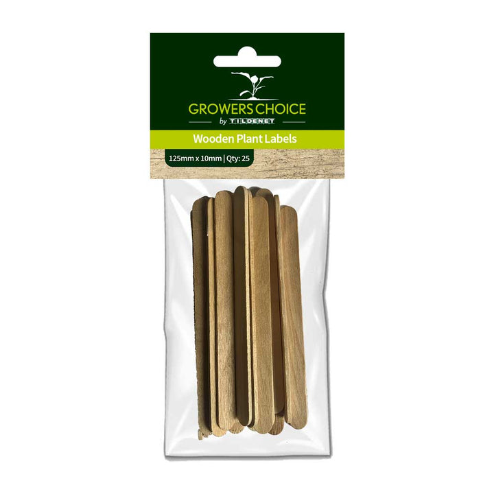 Wooden Plant Labels 125mm
