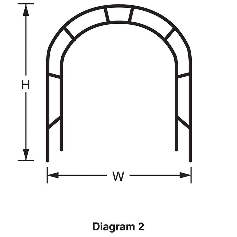 Round Arch W1.2m x H2.09m x D45cm