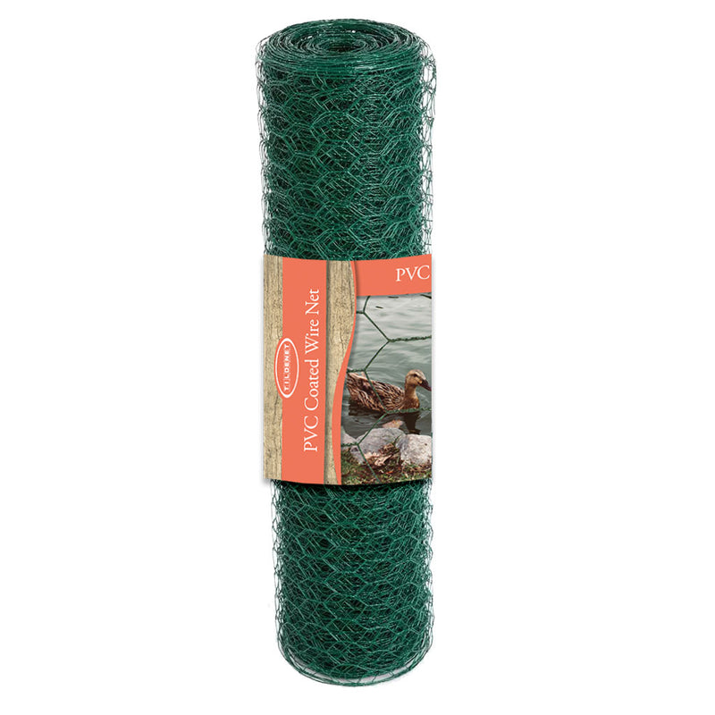 13mm Plastic Coated Wire Net 0.5m x 5m
