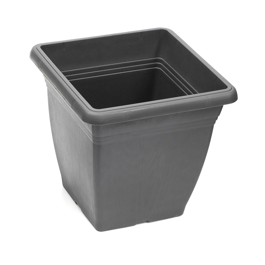 Square Pot Anthracite 255 x 254mm
