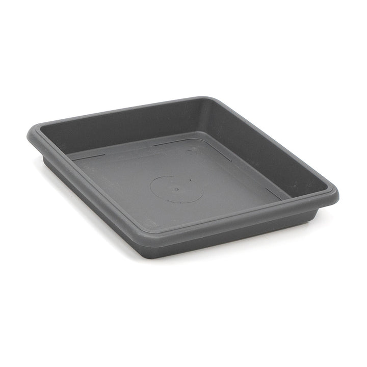 Square Pot Saucer Anthracite 225mm