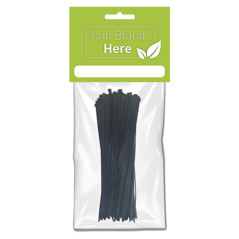 Black Cable Ties 11" 5mm x 30cm - Own Brand