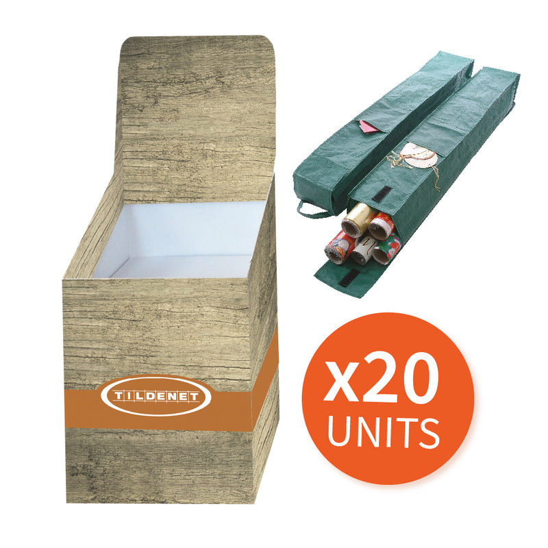 Promotion Bin with 20 x Gift Wrap Sleeves (2)