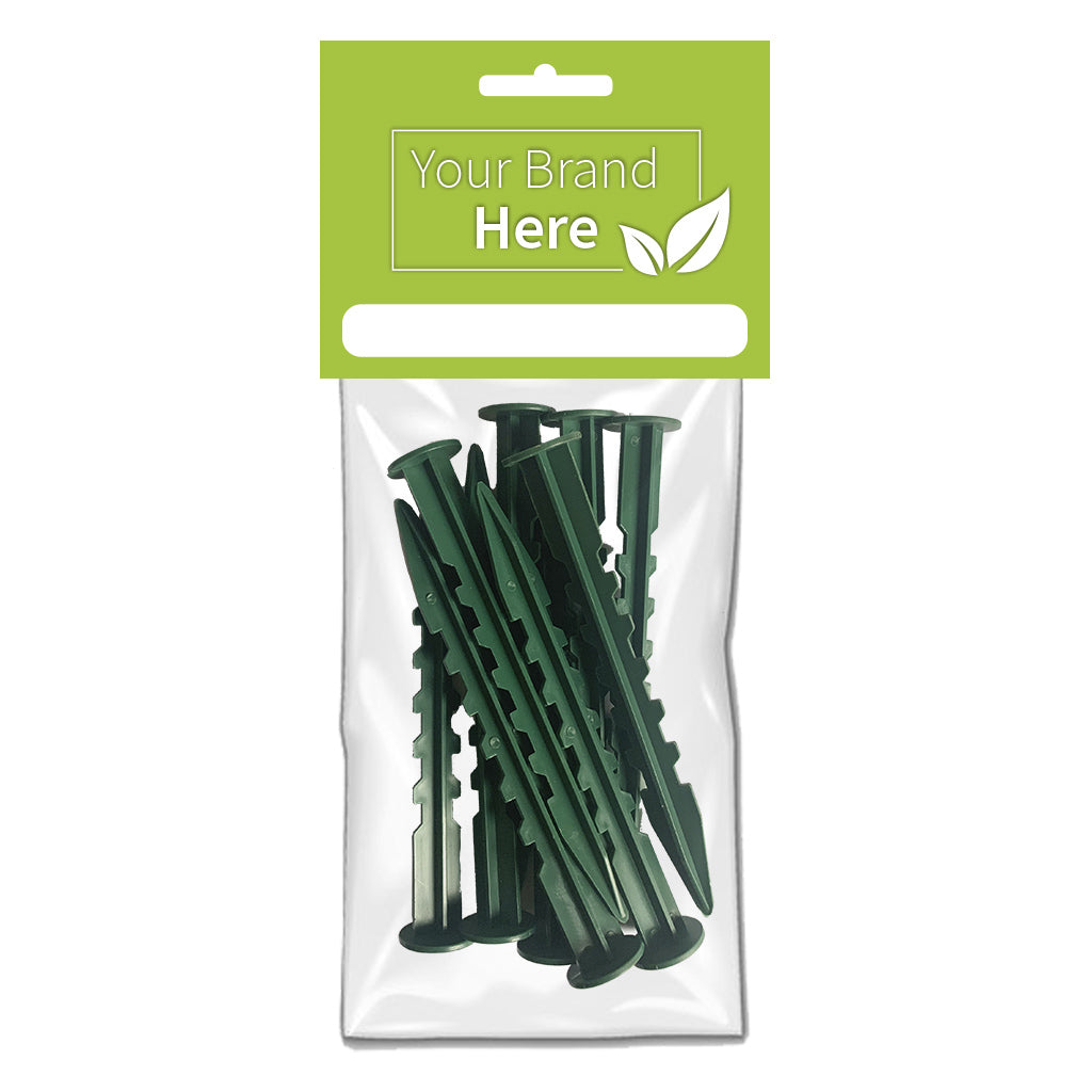 Flat Top Garden Pegs - Own Brand