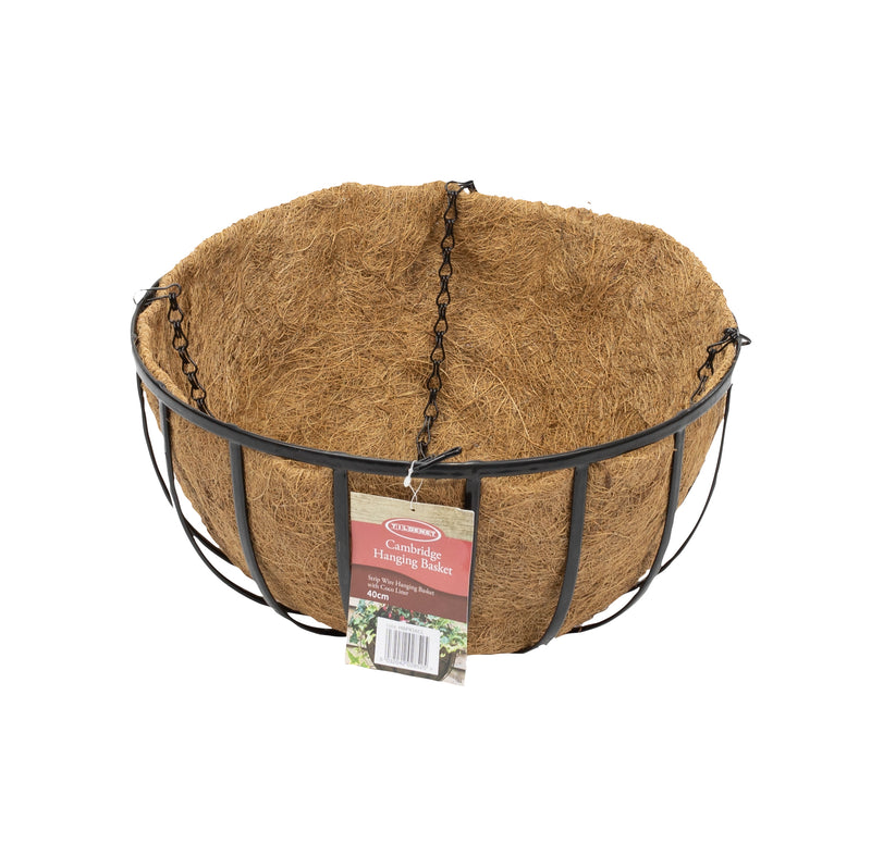 Cambridge Premium Hanging Basket with Coco Liner 16" 40cm