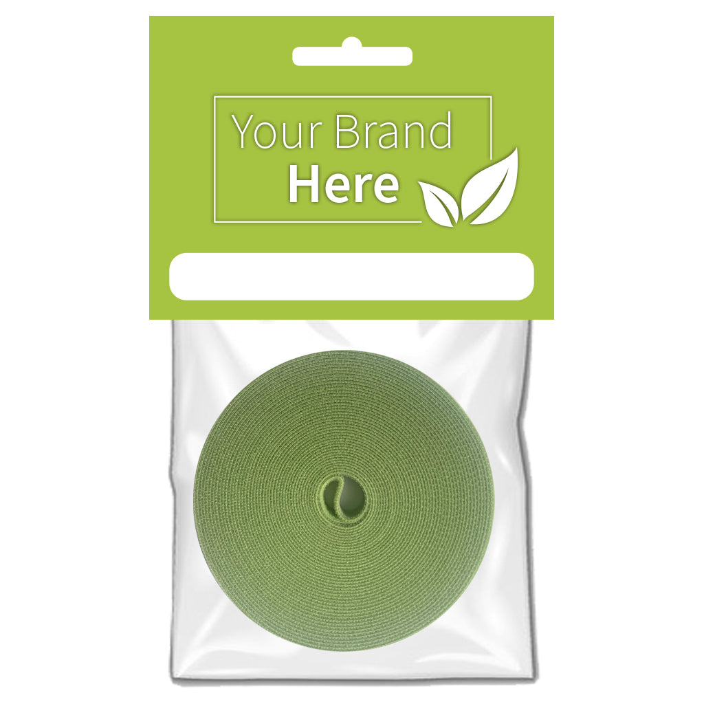 Hook & Loop Plant Tie 12mm x 7.6m - Own Brand