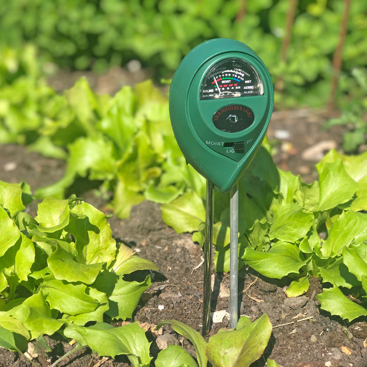 pH/Moisture/Light Meter