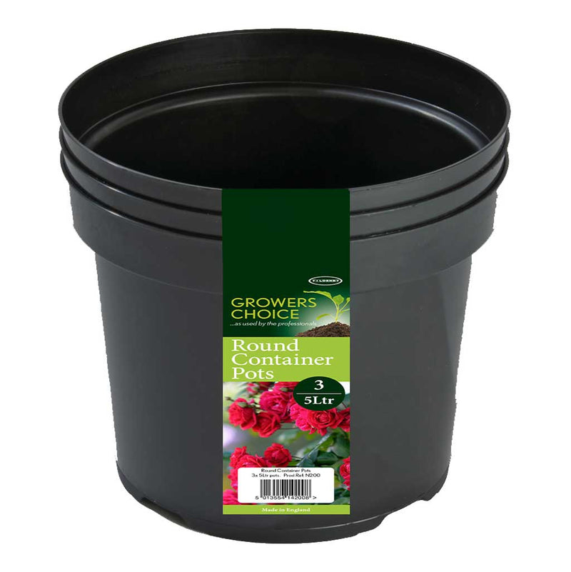 Promotion Bin with 20 x Round Container Pot (3) 5ltr