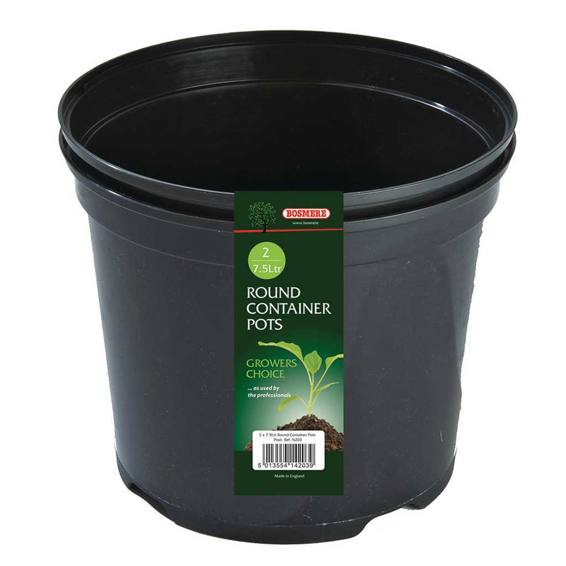 Promotion Bin with 30 x Round Container Pot (2) 7.5ltr