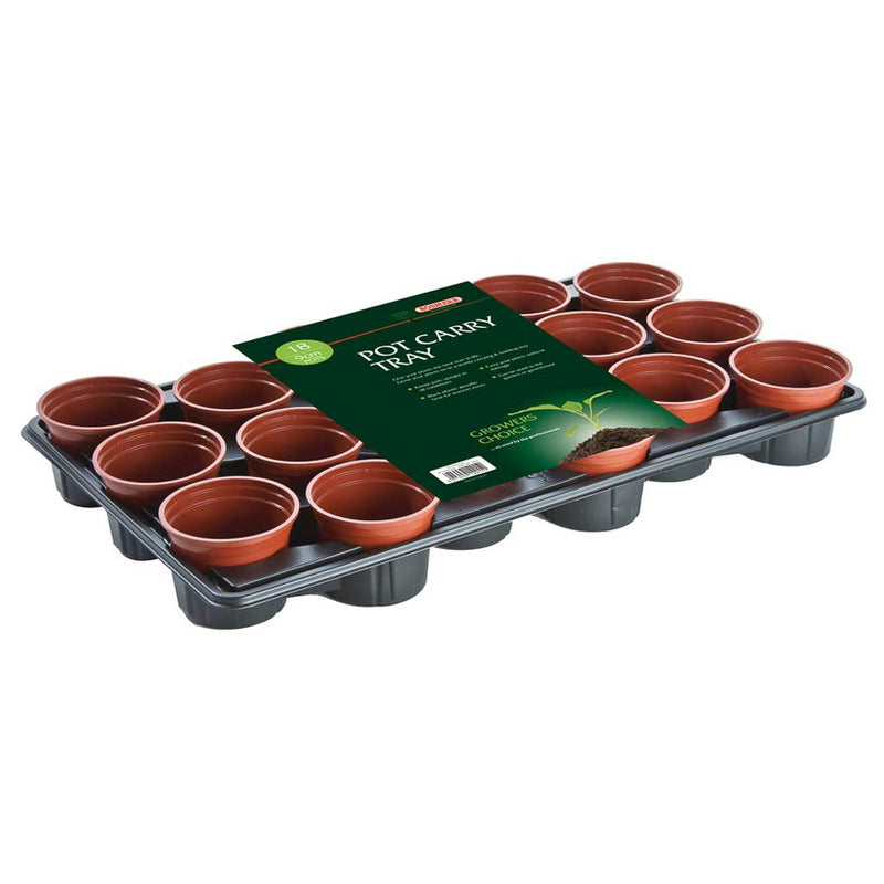 Promotion Bin with 48 x Pot Carry Trays with 18 x 9cm pots