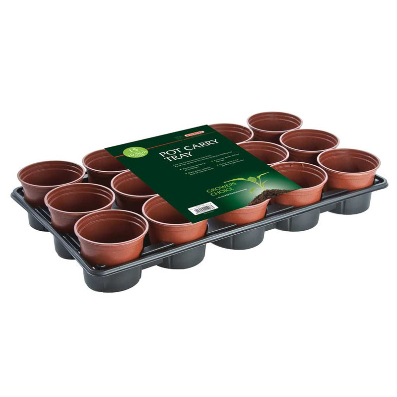 Promotion Bin with 36 x Pot Carry Trays with 15 x 10.5cm pots