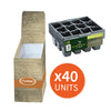 Promotion Bin with 40 x Modular Inserts 6 x 12 (72 cell)