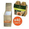 Promotion Bin with 40 x Square Peat Free Pots 20cm x 6cm