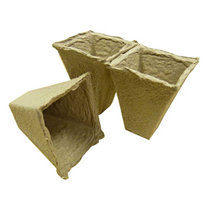 Promotion Bin with 40 x Square Peat Free Pots 20cm x 6cm