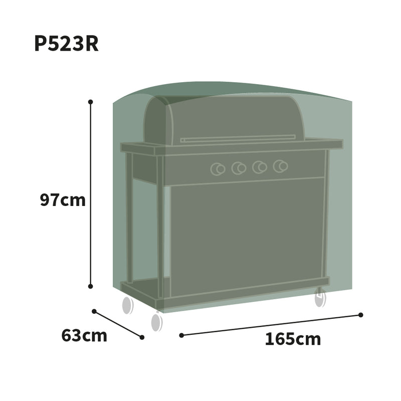 Bosmere Protector - Extra Large Kitchen Barbecue Cover - Green/Black