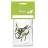 40cm White Plastic Coated Cup Hook - Own Brand