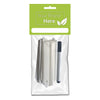 White Plastic Plant Labels 4" 100mm with Marker - Own Brand