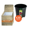 Promotion Bin with 20 x Round Container Pot (1) 15ltr