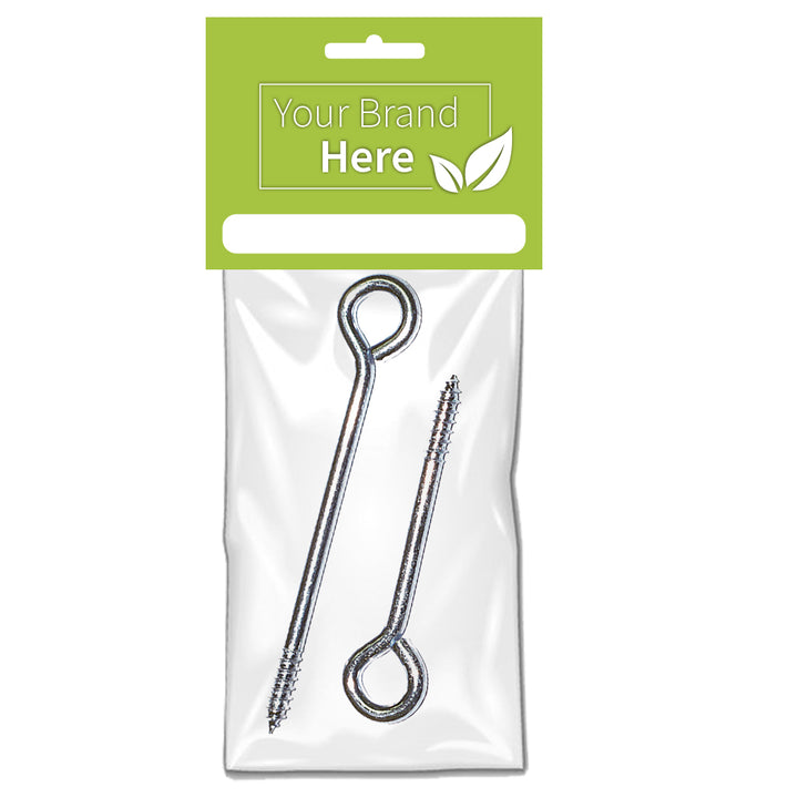 Screw Vine Eyes 75mm - (2) - Own Brand