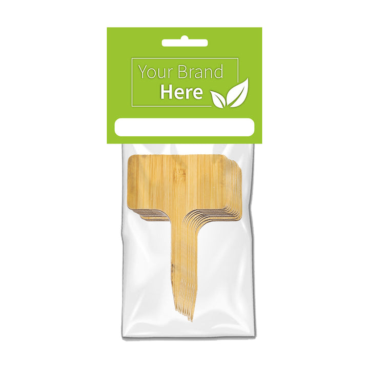 Bamboo T Labels 10cm x 6cm - Own Brand