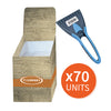 Promotion Bin with 70 x Windscreen Ice Scraper with Soft Grip